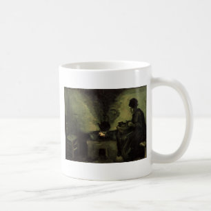 Caneca De Café Camponesa pela lareira Vincent van Gogh