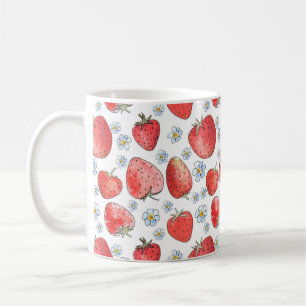 Caneca De Café Campos de Morango: Febre de Verão
