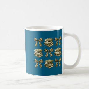 Caneca De Café Camuflagem coquete arco professora menina livresca