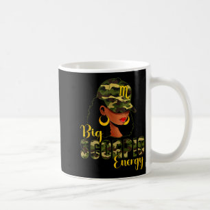 Caneca De Café Camuflagem de Grande Energia de Escorpião Preta Fe
