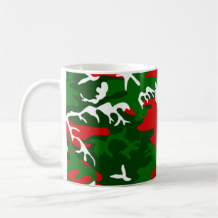 Caneca De Café Camuflagem de natal feia