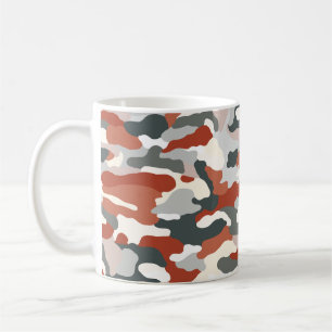 Caneca De Café Camuflagem de outono