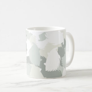 Caneca De Café Camuflagem do ouriço