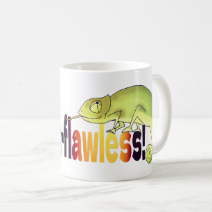 Caneca De Café Camuflagem engraçada e impecável do Camaleão Troca