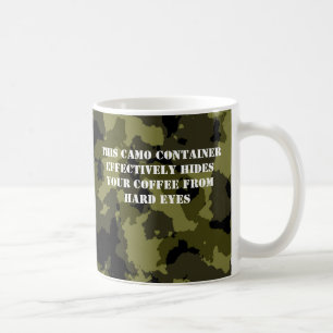 Caneca De Café Camuflagem Estilo Militar Contentor de Café