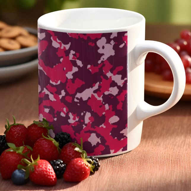 Caneca De Café Camuflagem Rosa (mugs and cups)