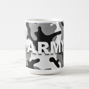 Caneca De Café Camuflagem Urbana Militar