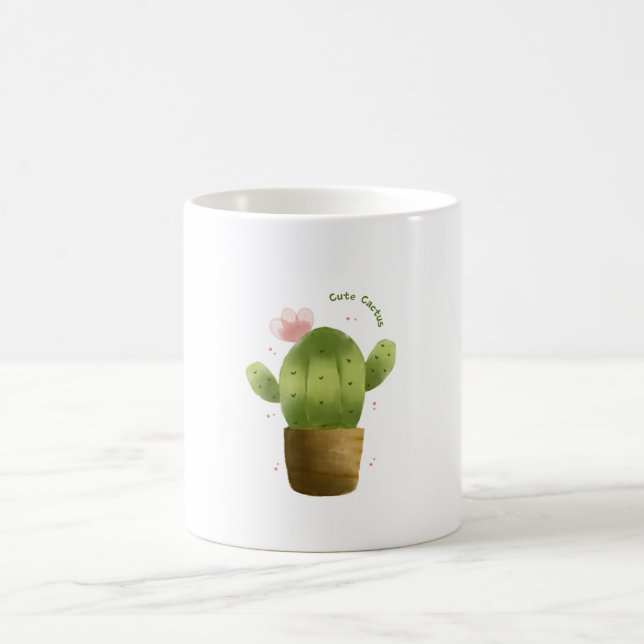 Caneca De Café Can’t Touch This – Cute Cactus Coffee Mug (Centro)