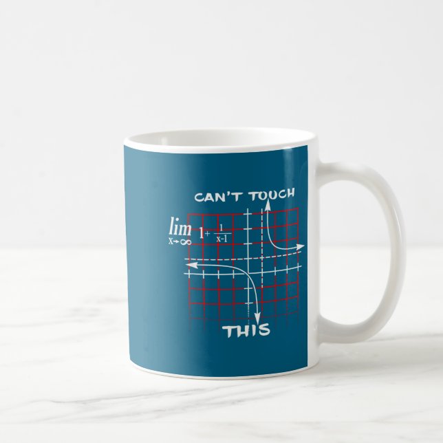 Caneca De Café Can T Touch This Equation Math Funny Gift  (Direita)