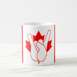 Caneca De Café Canadá balança o copo de café