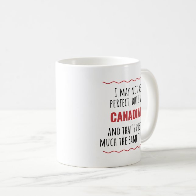 Caneca De Café Canadá canadense Gift Idea Coffee Mug (Frente Esquerda)