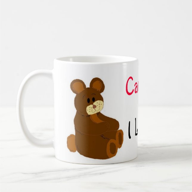 Caneca De Café Canadá Eu Amo Minha Casa (Esquerda)
