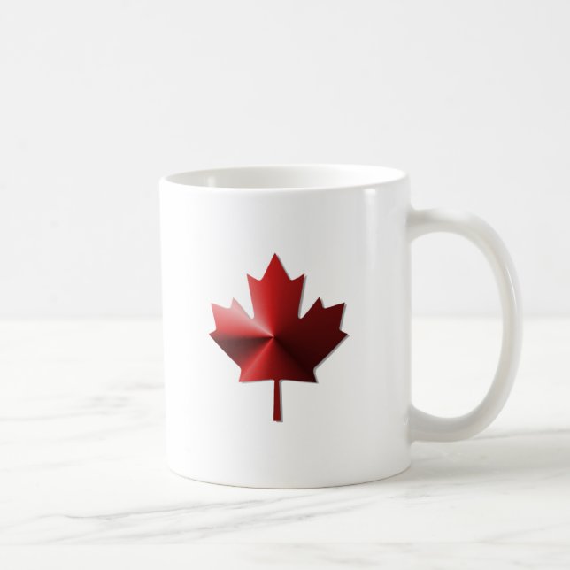 Caneca De Café Canadá Flag Maple Leaf Mug (Direita)