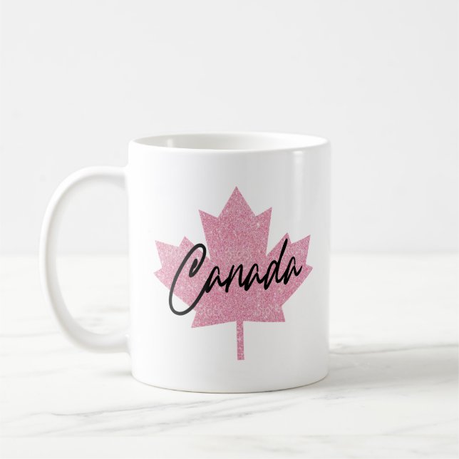 Caneca De Café Canadá  Folha de bordo (Esquerda)