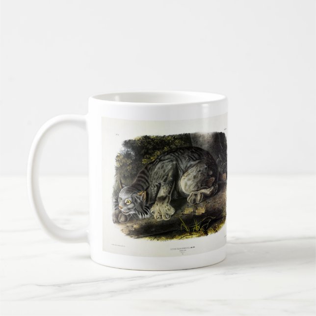 Caneca De Café Canada Lynx (Lynx Canadensis) (Lynx canadense) (Esquerda)
