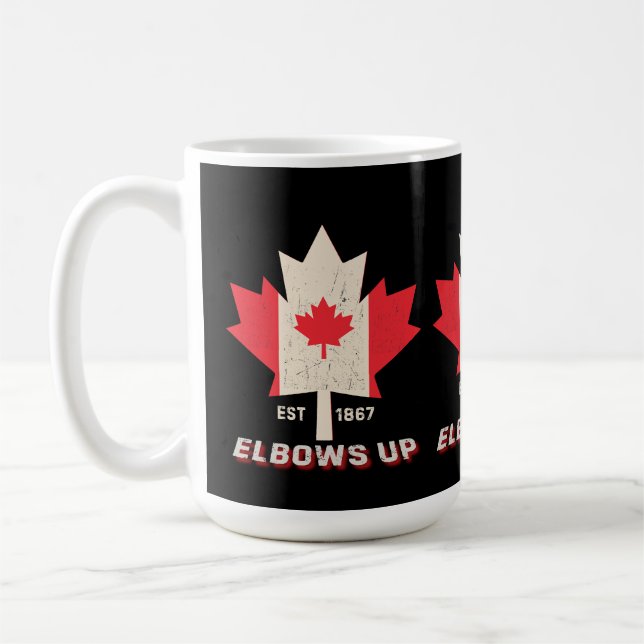 Caneca De Café Canadá não é para venda de cotovelos do Orgulho Ca (Esquerda)