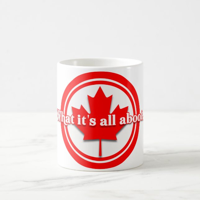 Caneca De Café Canadá - O que é tudo de mais (Centro)