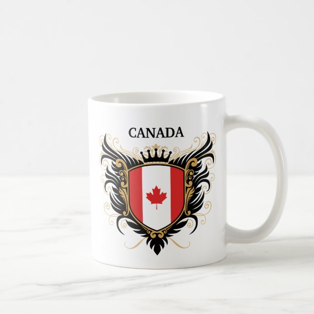 Caneca De Café Canadá [personalize] (Direita)