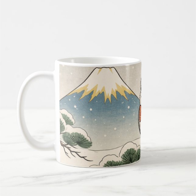 Caneca De Café     Canada Wildlife Mug – Canada Jay Nature Illust (Esquerda)