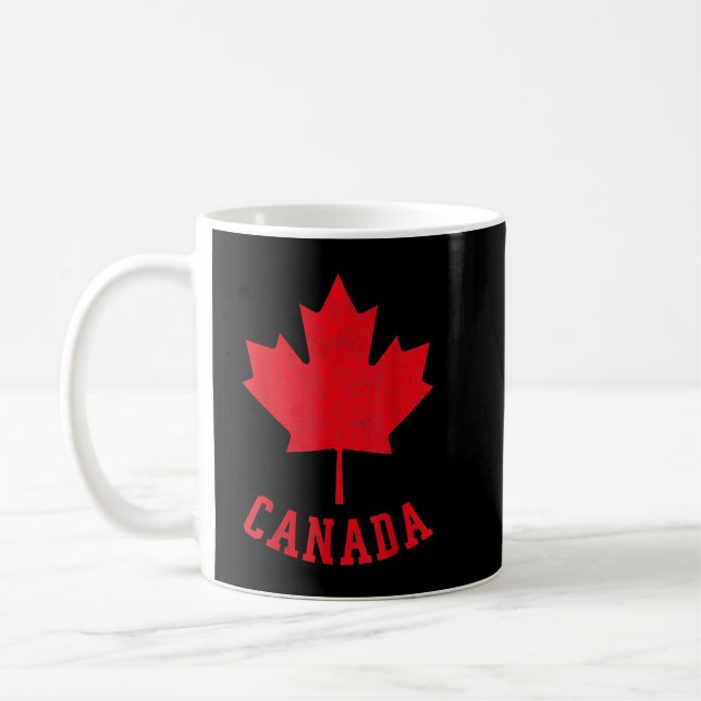Caneca De Café Canadense Flag Canada Independece Maple Leaf Men W (Esquerda)