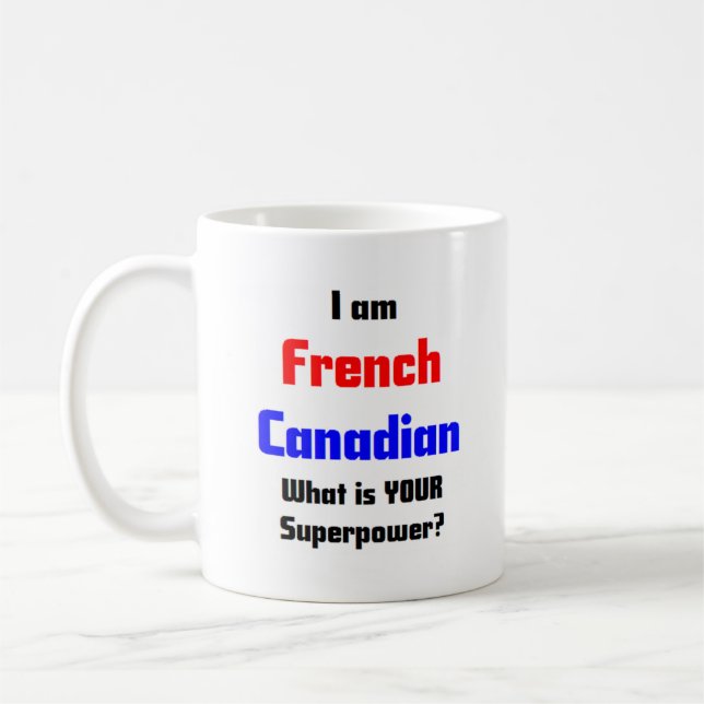 Caneca De Café canadense francês (Esquerda)