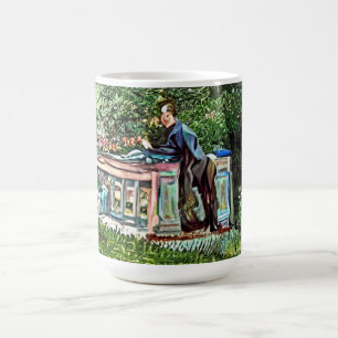 CANECA DE CAFÉ CANAIS E BARCAÇAS ESTREITAS