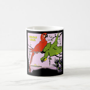 Caneca De Café Canal do Panamá do vintage