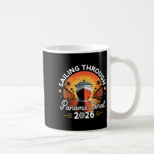 Caneca De Café Canal do Panamá retrô 2026 via marítima do Panamá