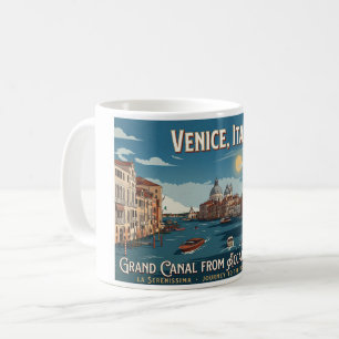 Caneca De Café Canal Grande visto da Ponte Accademia, Veneza