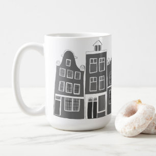 Caneca De Café Canal House Rainbow Amsterdam Holland Viagem Holan