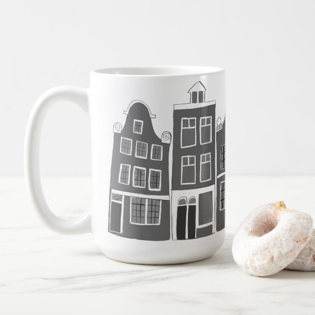 Caneca De Café Canal House Rainbow Amsterdam Holland Viagem Holan (Com Donut)