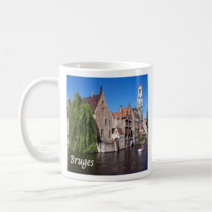 Caneca De Café Canal zBE052 BRUGES, Bélgica, Café Mug