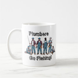 Caneca De Café Canalizadores vão pescar