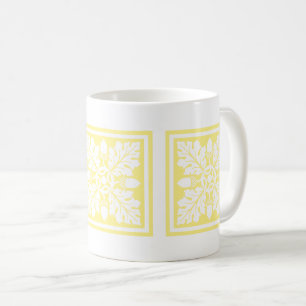 Caneca De Café Canário Acorn e Azulejo de folha de café Mug
