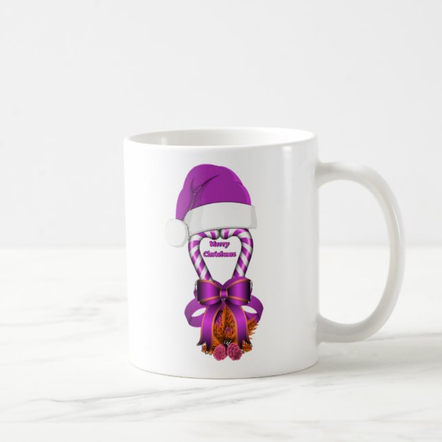 Caneca De Café Canas de Pimenta-Púrpura (Direita)