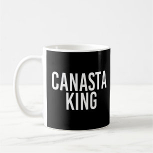 Caneca De Café Canasta King Funny Canasta Card Games Ideia
