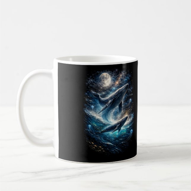 Caneca De Café Canção da Maré Cósmica (Esquerda)
