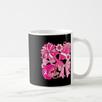Caneca De Café Cancer A do Arco de Coquetes Rosa de Futebol