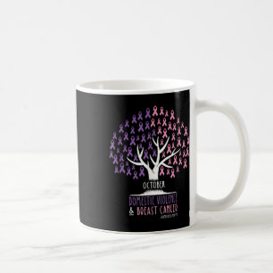 Caneca De Café Cancer De Fita E Violência Doméstica