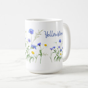 Caneca De Café Câncer de flores silvestres