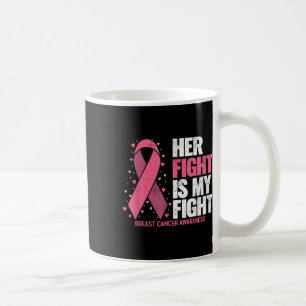 Caneca De Café Cancer De Mama A Luta É O Meu Cancer De Luta
