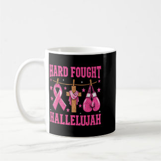 Caneca De Café Câncer de Mama Cristão Hallelujah Arduamente Comba