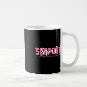 Caneca De Café Cancer de Mama de Suporte ao Guerreiro de Cancer M