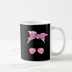 Caneca De Café Cancer de Mama do Esquadrão de Suporte do Guerreir