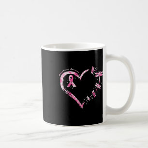 Caneca De Café Cancer de mama Dragões do coração Sensibilização M