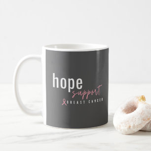 Caneca De Café cancer de mama esperança de apoio a Mugs