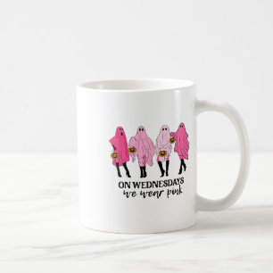 Caneca De Café Cancer De Mama Na Quarta-Feira Vestimos Rosa