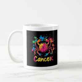 Caneca De Café "Cancer de retorno 90s: Splatter Paint Mug"