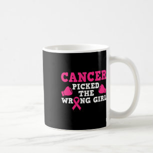 Caneca De Café Cancer Escolhida A Fita Rosa Errada