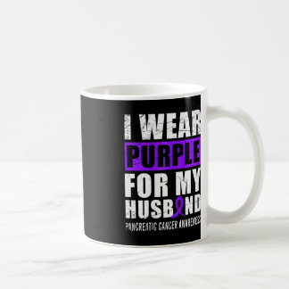 Caneca De Café Cancer Guerreiro Roxo Câncer de pâncreas de Fita